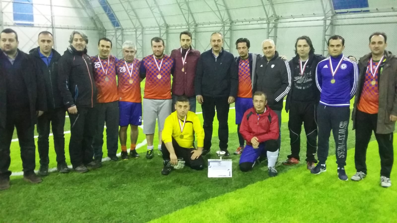 Kurumlar Arası Futbol Turnuvasında İkincilik
