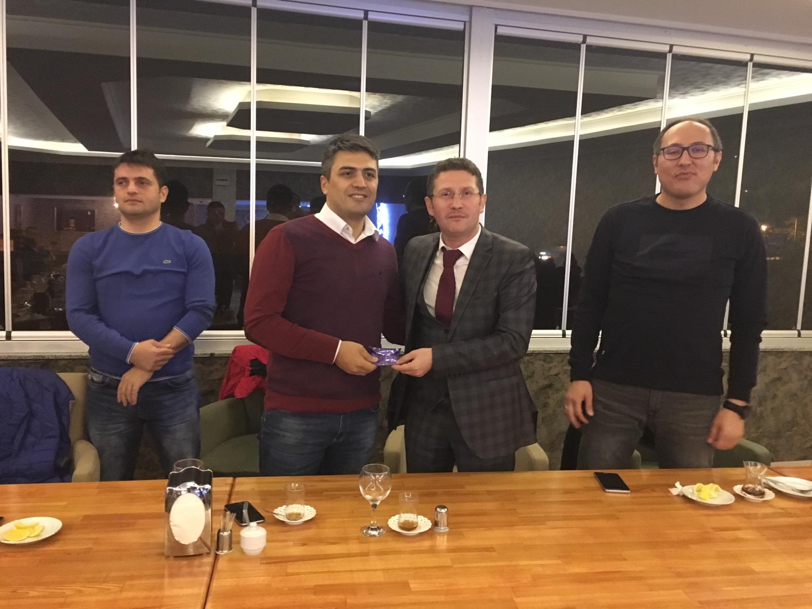 Sn. Ali KARA 'nın Tayini Nedeniyle Müdürlüğümüzce Yemek Düzenlenmiştir