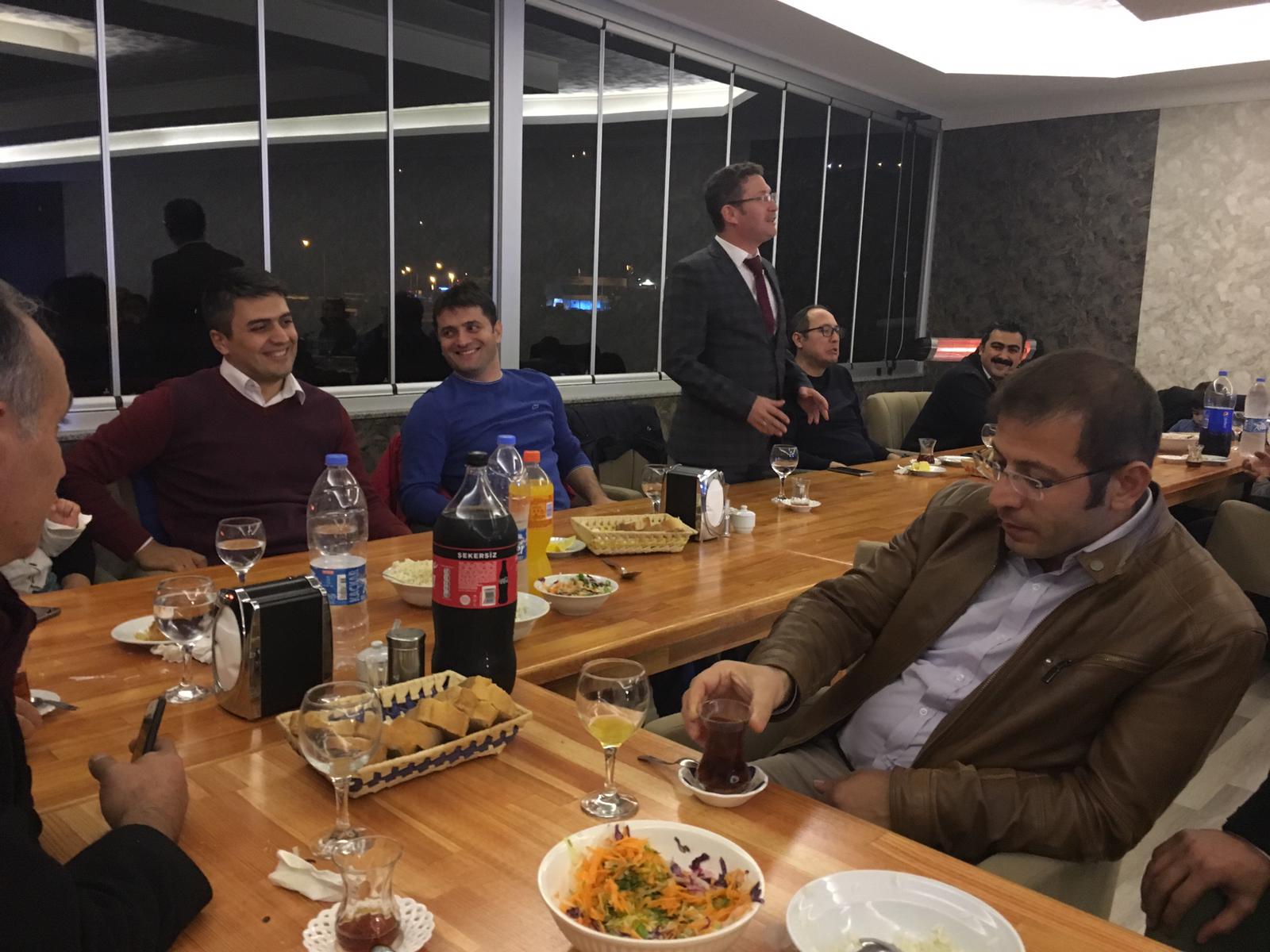 Sn. Ali KARA 'nın Tayini Nedeniyle Müdürlüğümüzce Yemek Düzenlenmiştir
