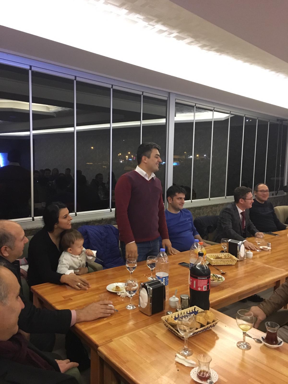 Sn. Ali KARA 'nın Tayini Nedeniyle Müdürlüğümüzce Yemek Düzenlenmiştir