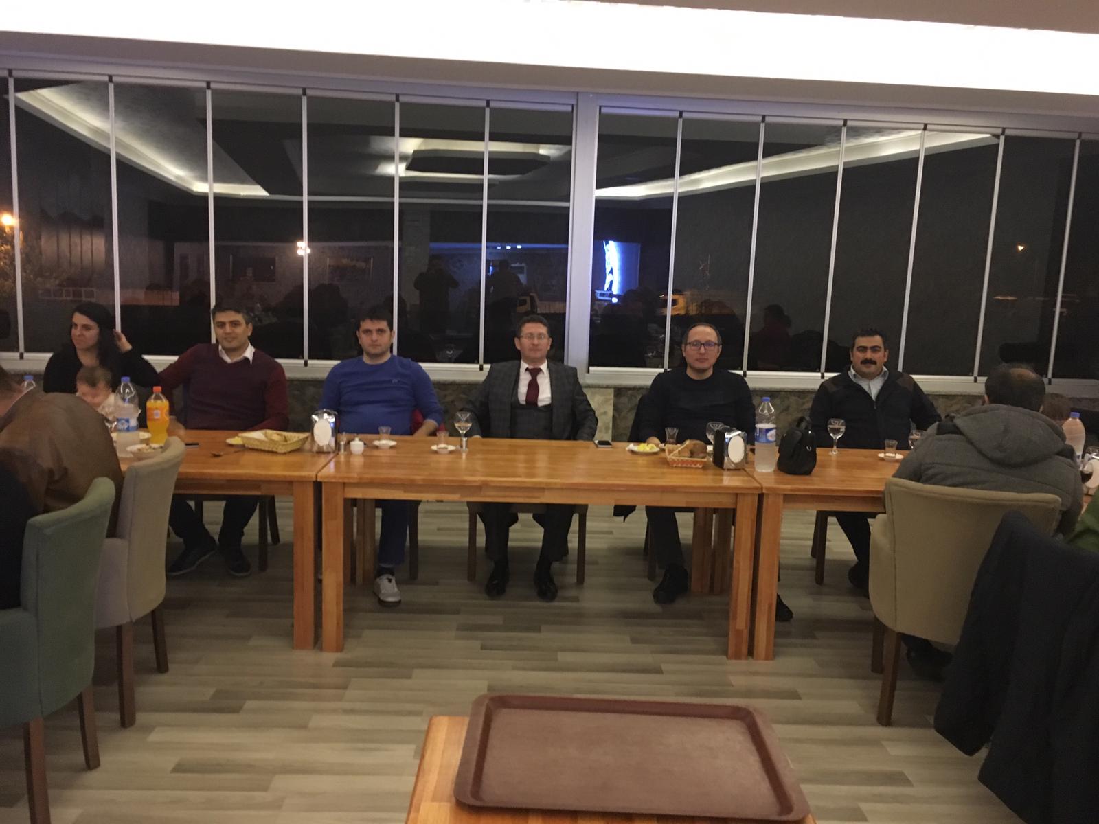 Sn. Ali KARA 'nın Tayini Nedeniyle Müdürlüğümüzce Yemek Düzenlenmiştir