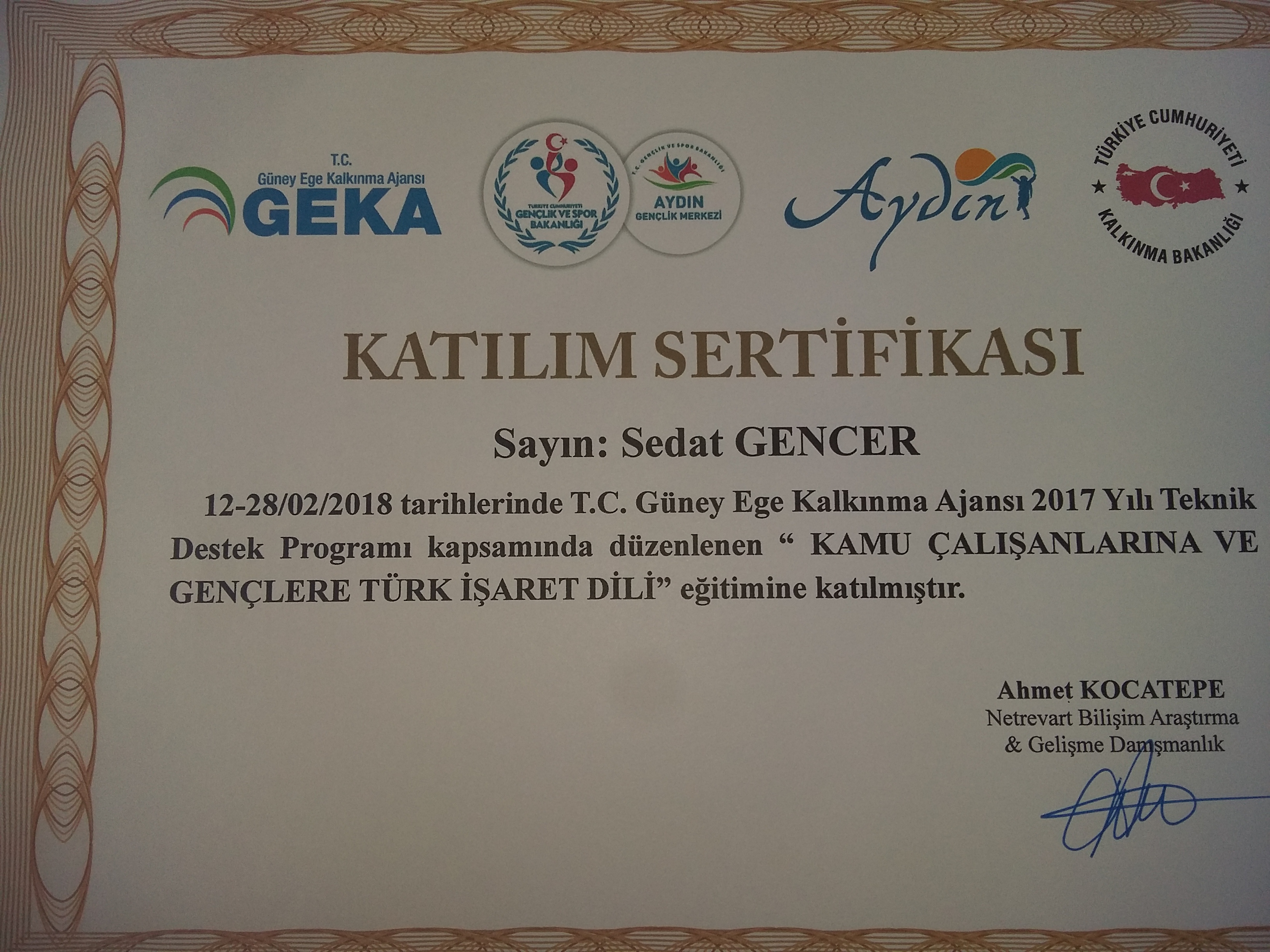 Aydın'da Kamu Personeli İşaret Dili Öğreniyor