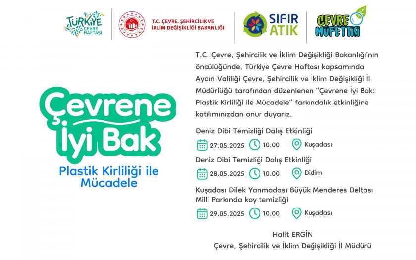 Türkiye Çevre Haftası Kapsamında Müdürlüğümüz tarafından düzenlenen 