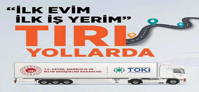 “İLK EVİM, İLK İŞ YERİM VE İLK EVİM ARSA” PROJESİ TANITIM TIRI İLİMİZDE VATANDAŞLARLA BULUŞTU.