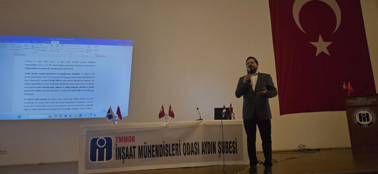 İMO Aydın Şubesi ile birlikte düzenlediğimiz,  