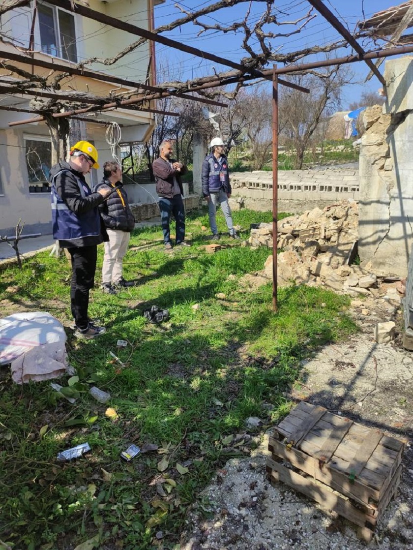 Hatay İlimizde Deprem Kaynaklı Hasar Tespit Çalışmaları Hızla Devam Etmektedir