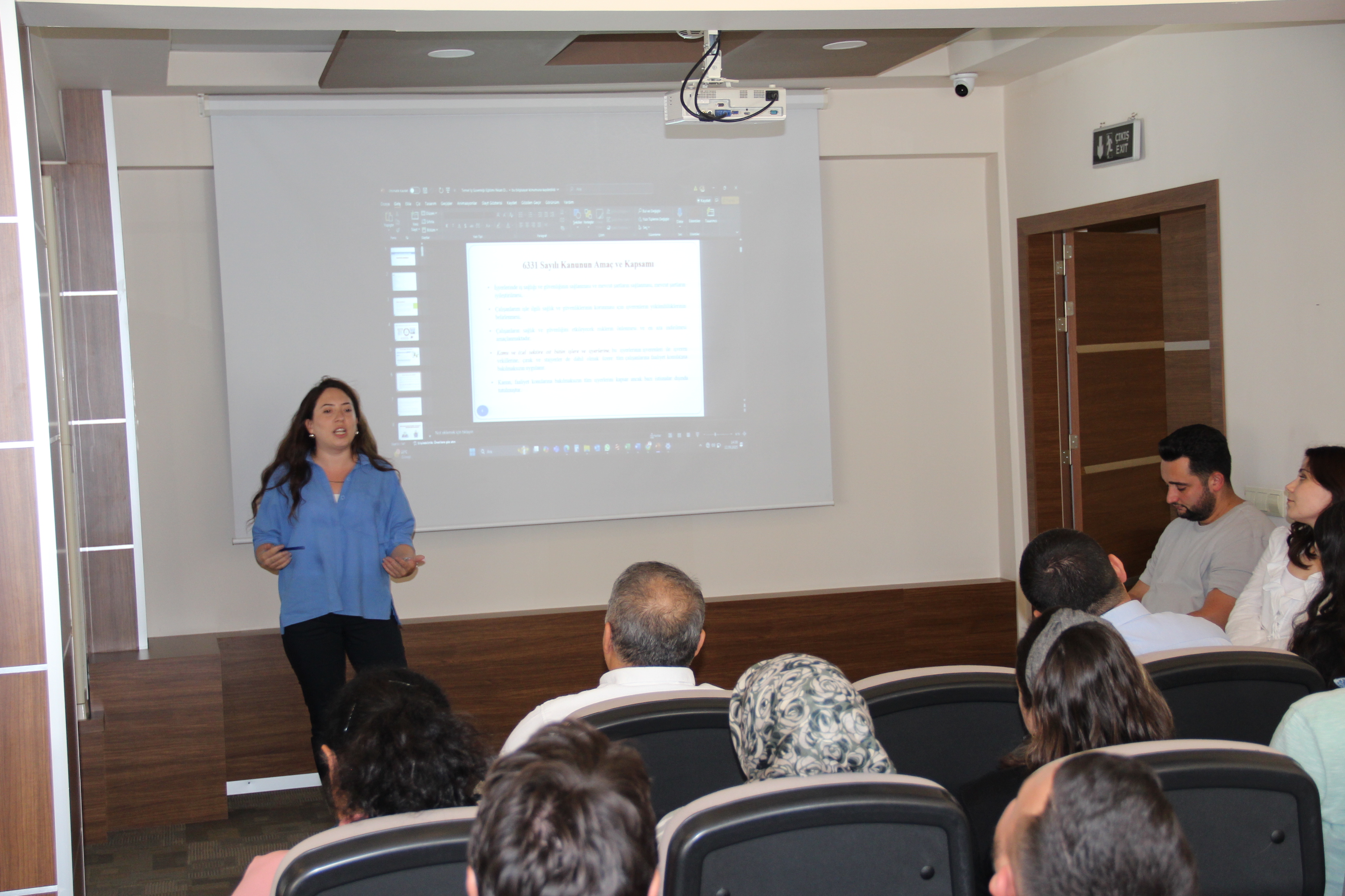 İl Müdürlüğü Personellerimize İş Sağlığı ve Güvenliği Eğitimi Verilmiştir.