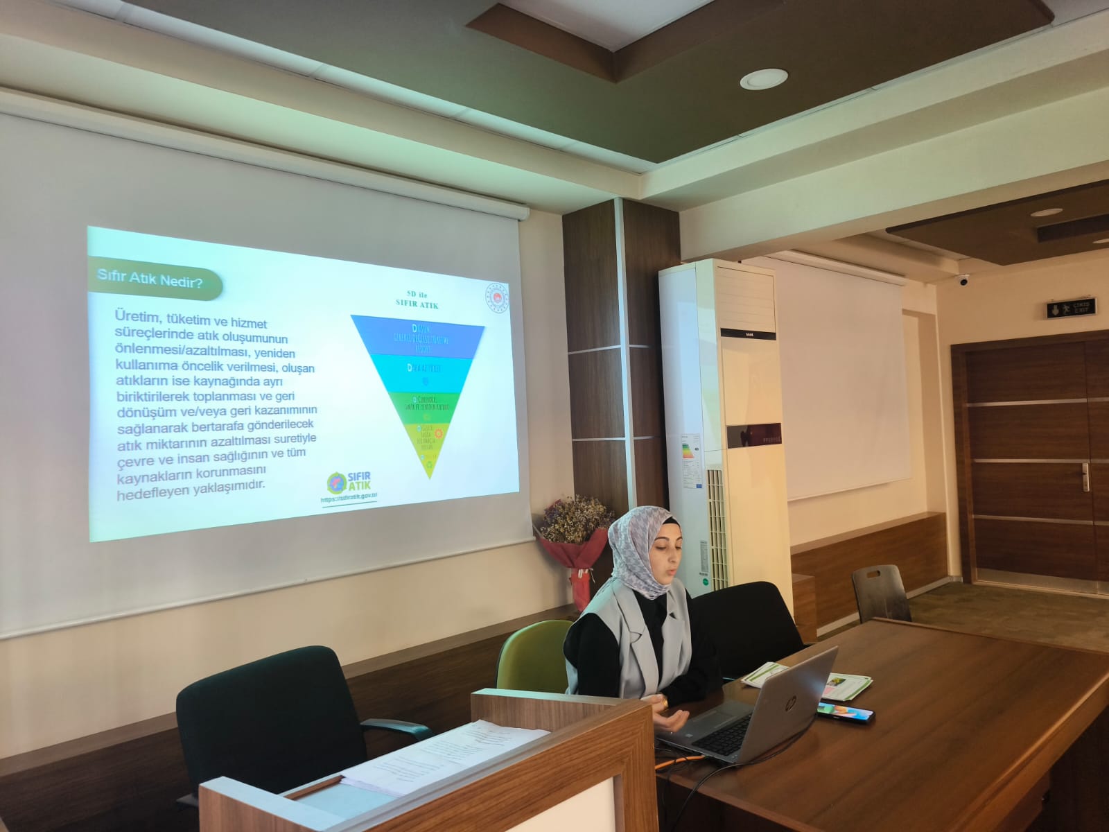 İl Müdürlüğü Personelimiz Tarafından Bartın Üniversitesi Öğrencilerine Sıfır Atık Farkındalık Eğitimi Verilmiştir.