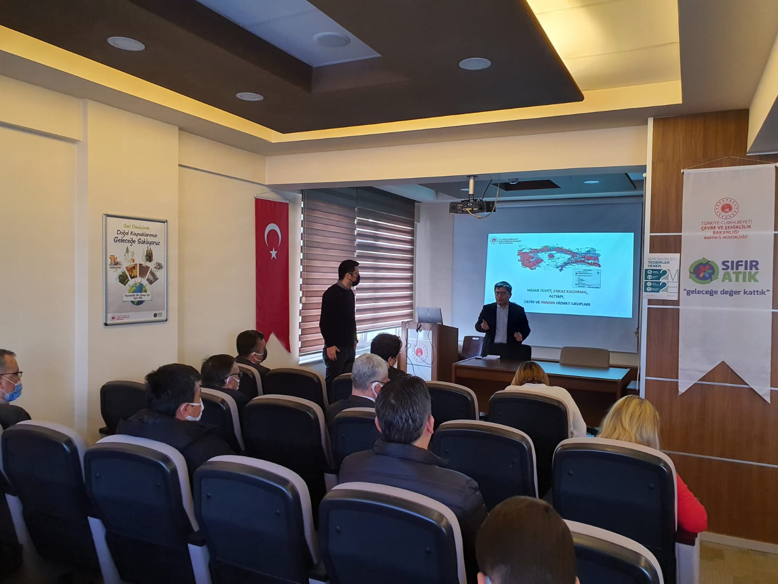 Müdürlüğümüzde Ana Çözüm Ortağı Olduğumuz Türkiye Afet Müdahale Planları (TAMP) ve Afetlere Hazırlık Toplantısı Yapıldı