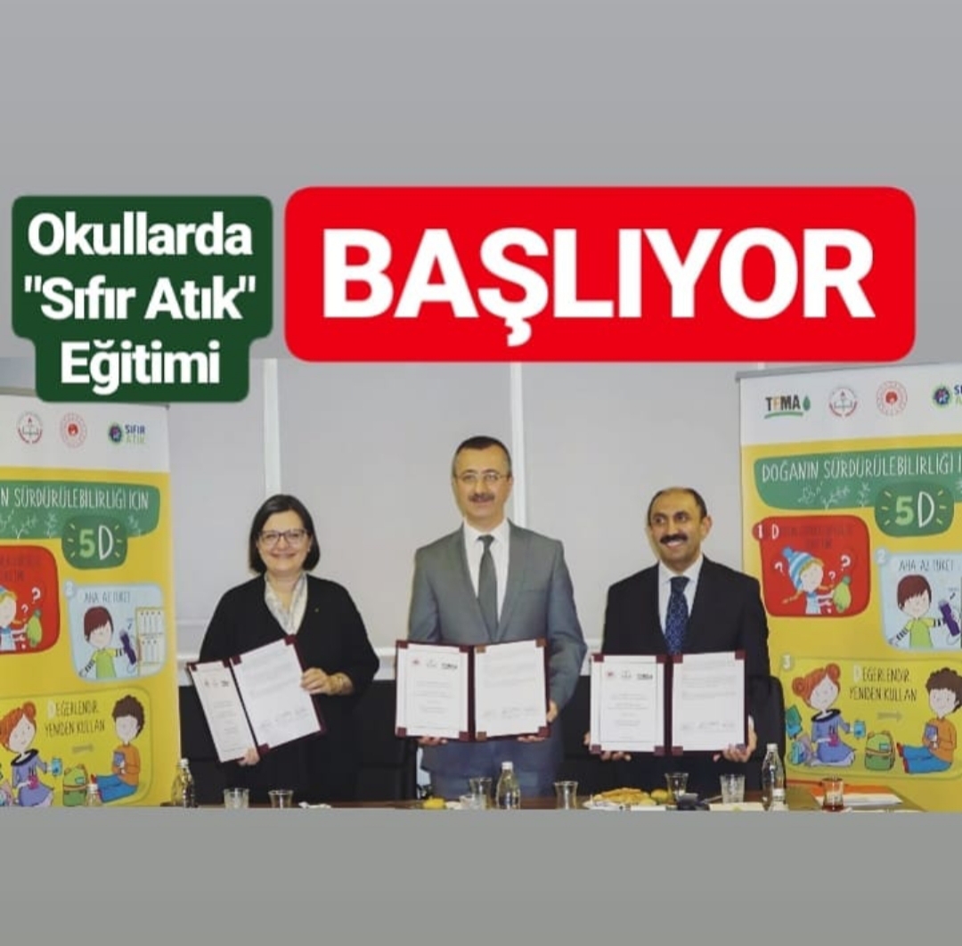 Okullarda “Sıfır Atık” Eğitimleri Başlıyor