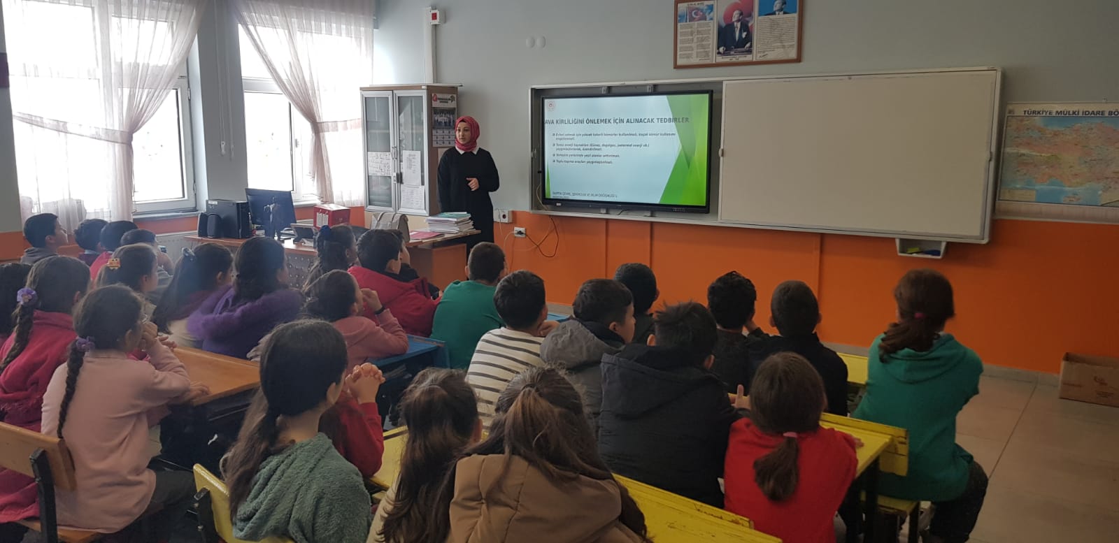 Terkehaliller İlkokulunda 3. ve 4. Sınıf öğrencilerine 