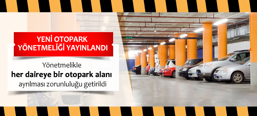 Yeni Otopark Yönetmeliği