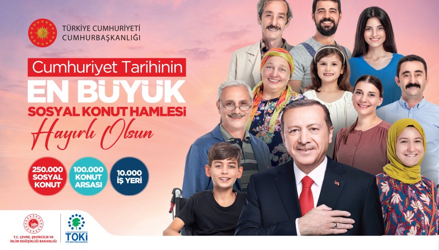 250.000  Sosyal  Konut  Projesi  Kapsamında  Bayburt  İli Genelinde yapılacak olan toplam 252  adet  konutun  Hak  Sahiplerini  Belirleme  Kurası Hk.