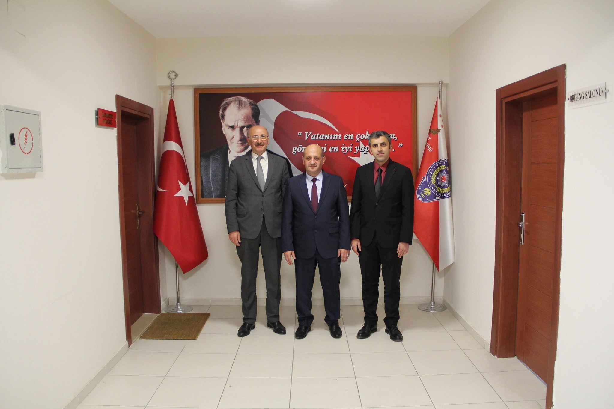 Bayburt Emniyet Müdürlüğüne Ziyaret.