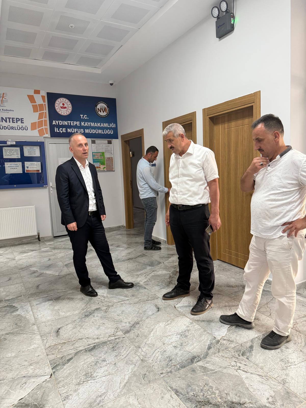 İL MÜDÜRÜMÜZ YAPIM İŞLERİNDE İNCELEMELERDE BULUNDU