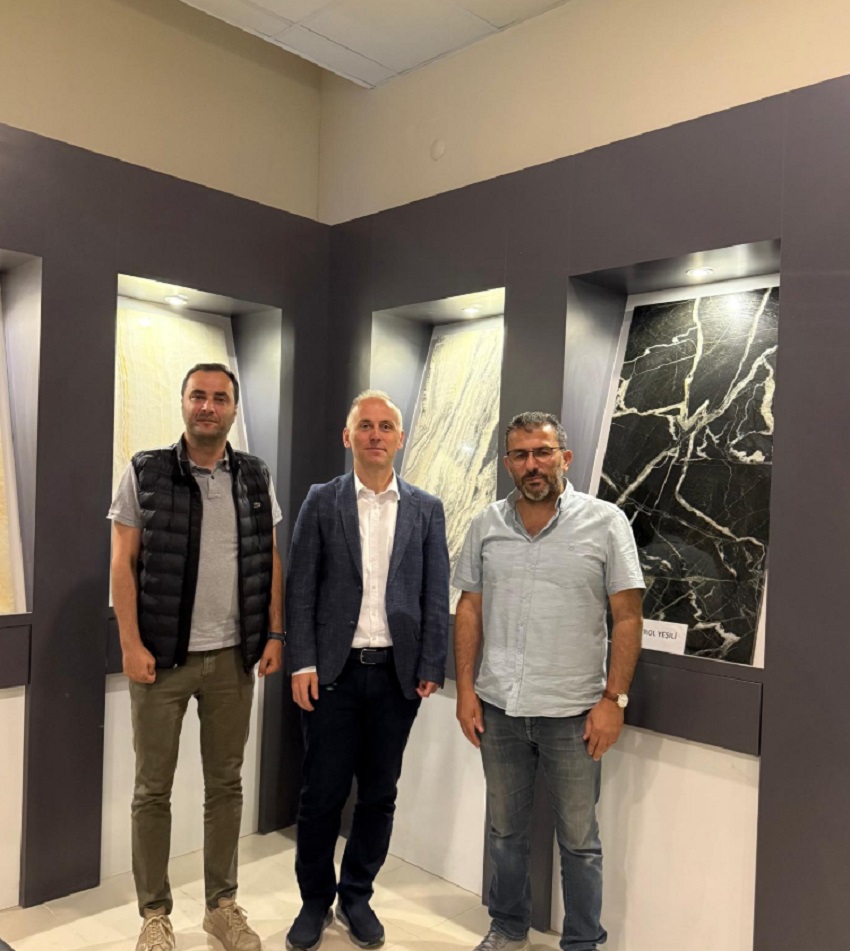 İl Müdürümüz'den , Bayburt Doğal Taş Fabrikası Genel Müdürü Sayın Murat Türkoğlu' nu ziyaret