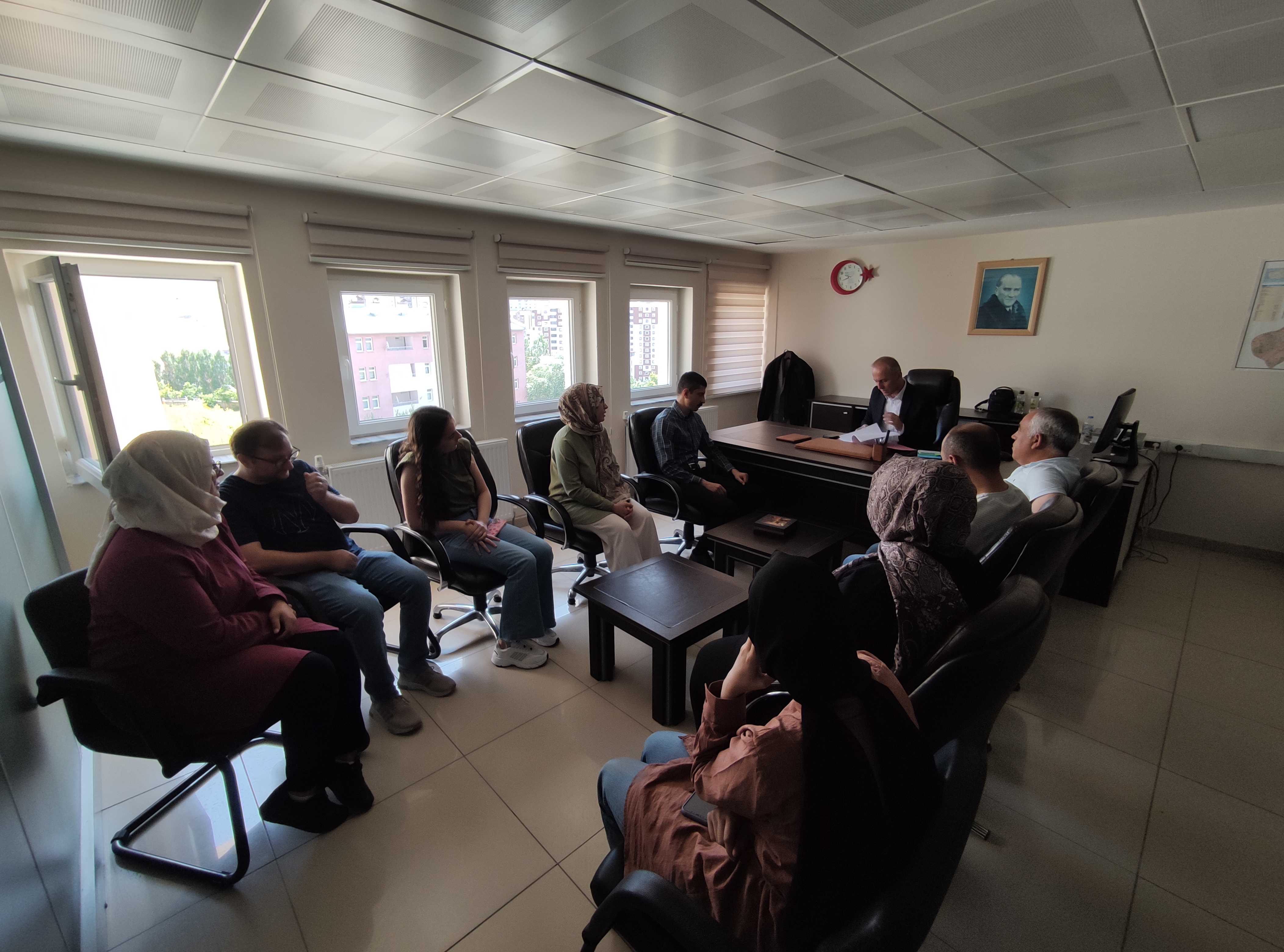 İl Müdürümüzden Şubelerle Bilgi ve Değerlendirme Toplantısı