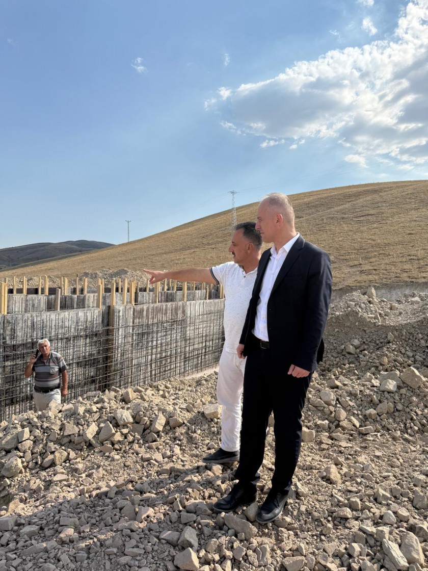 İL MÜDÜRÜMÜZDEN KIRSAL KALKINMA YATIRIMLARINA YERİNDE İNCELEME