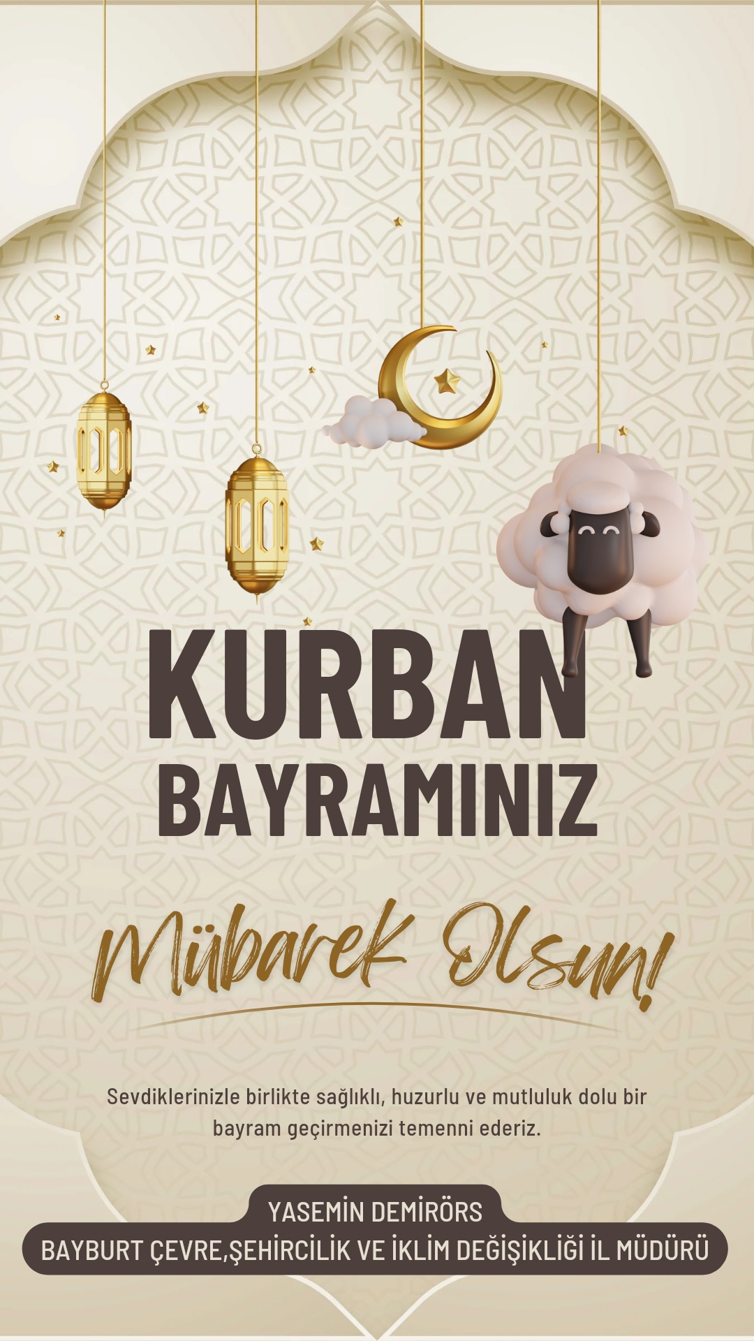 Kurban Bayramınız Kutlu Olsun.