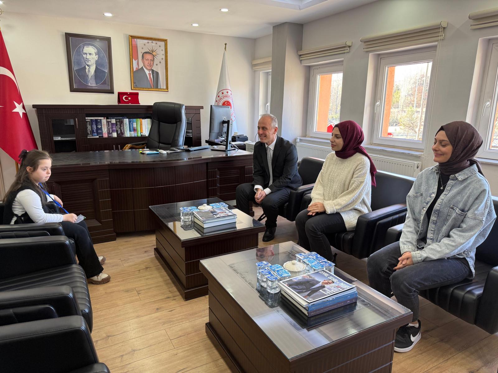 MÜDÜRLÜĞÜMÜZ ÖZEL KONUĞUNU AĞIRLADI