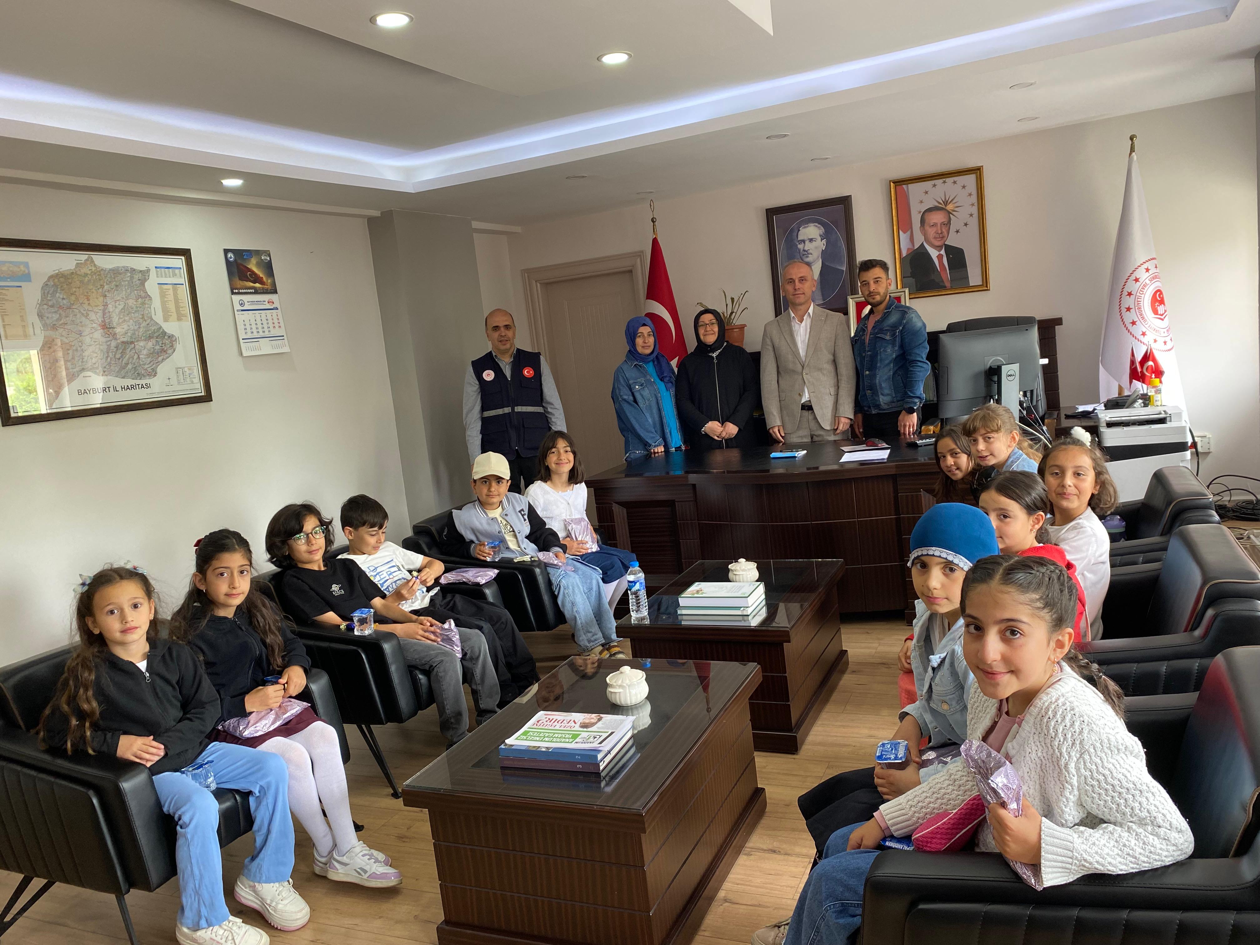 Şehit Nevzat İlkokulu Öğrencilerinden Kurumumuza Ziyaret