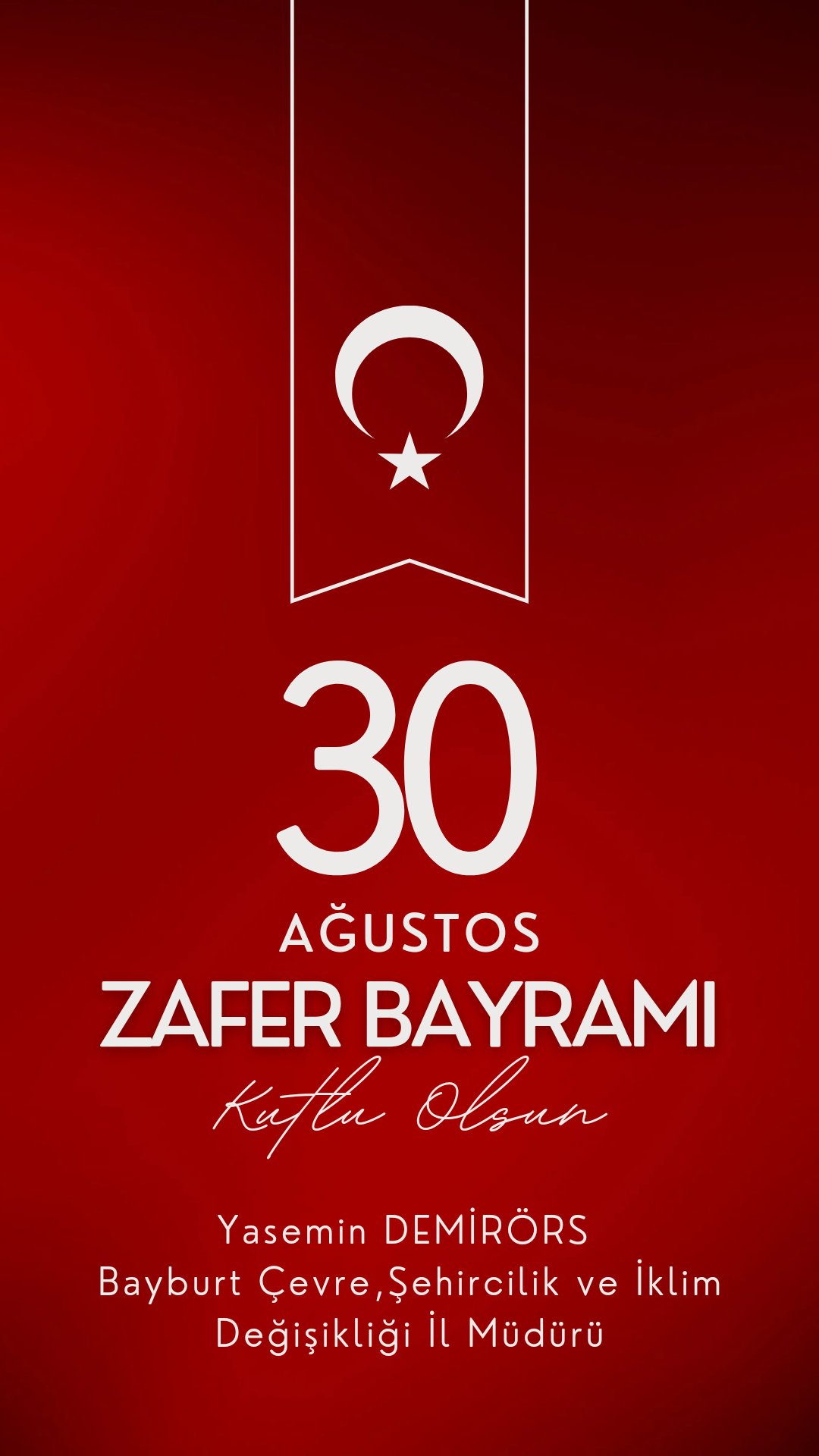 Zafer Bayramı Kutlu Olsun