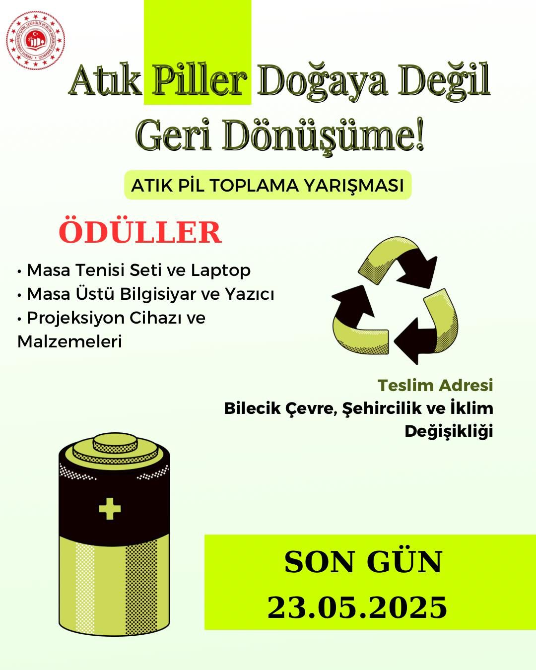 Atık Pil Toplama Yarışması