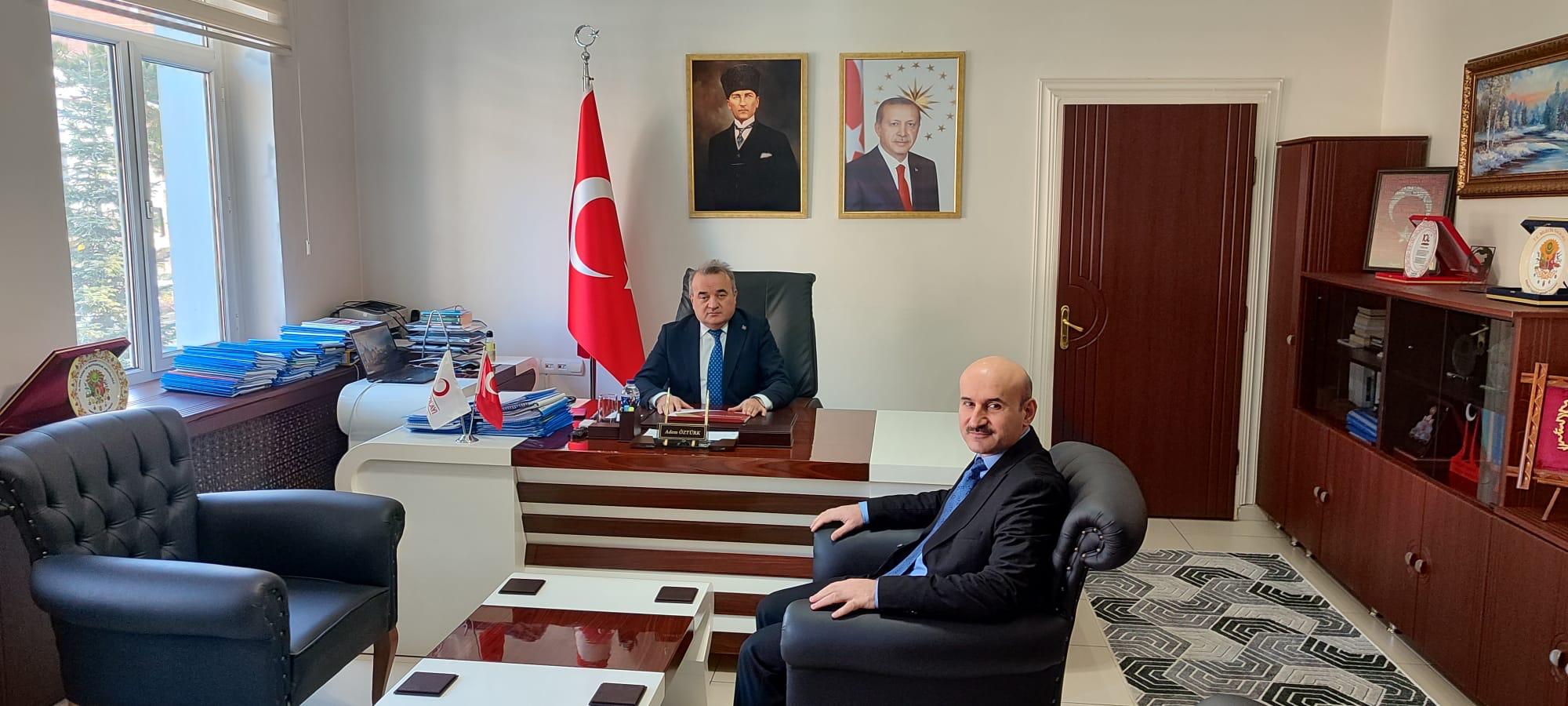 İl Müdürümüz Sayın Engin ÖZTÜRK, Bozüyük Kaymakamı Sayın Adem ÖZTÜRK'ü makamında ziyaret etti.