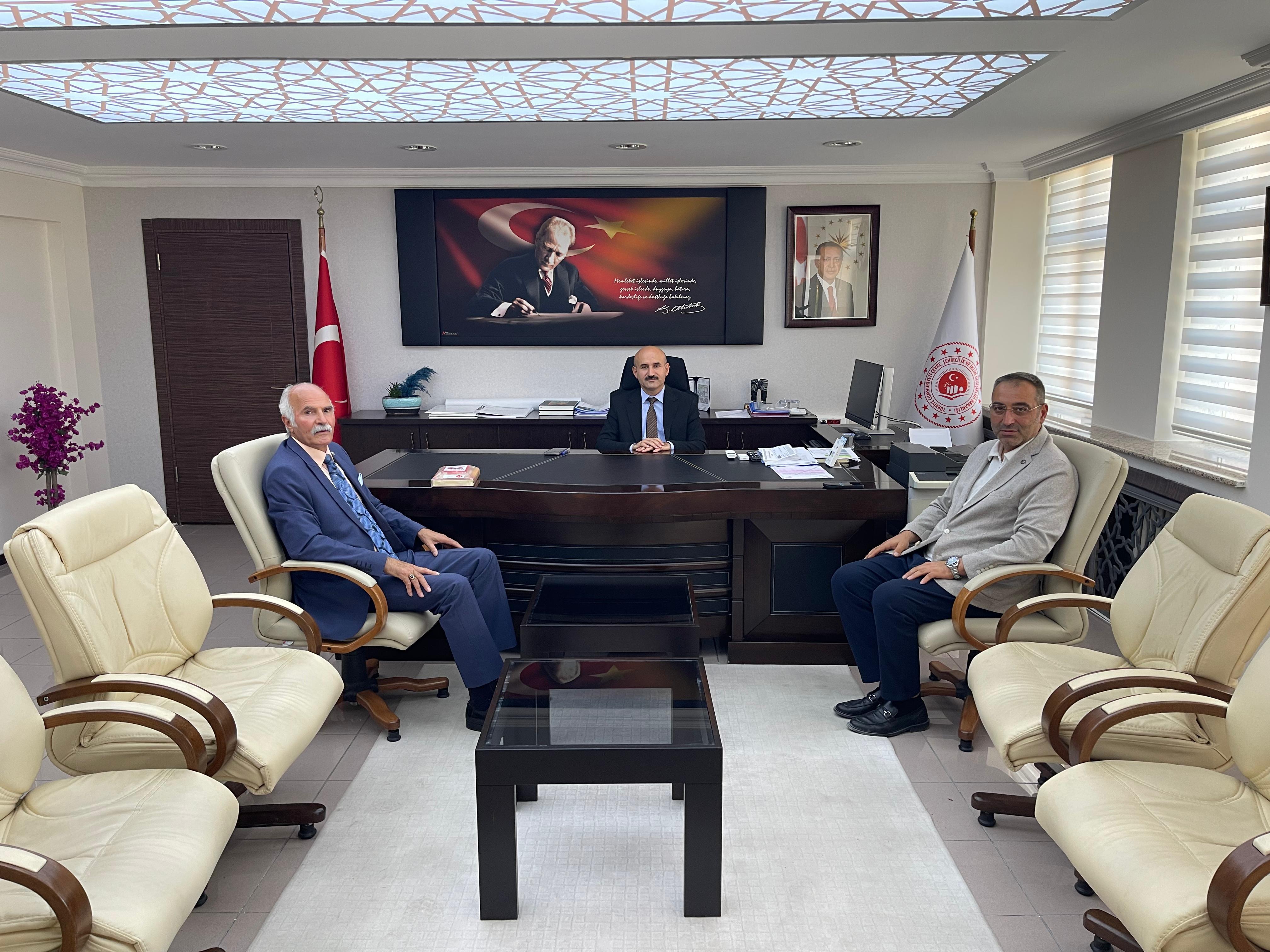 MHP İl Başkanı Sayın İbrahim BAĞ ve Merkez İlçe Başkanı Sayın Hakif PEKİNCE, İl Müdürümüz Sayın Engin…