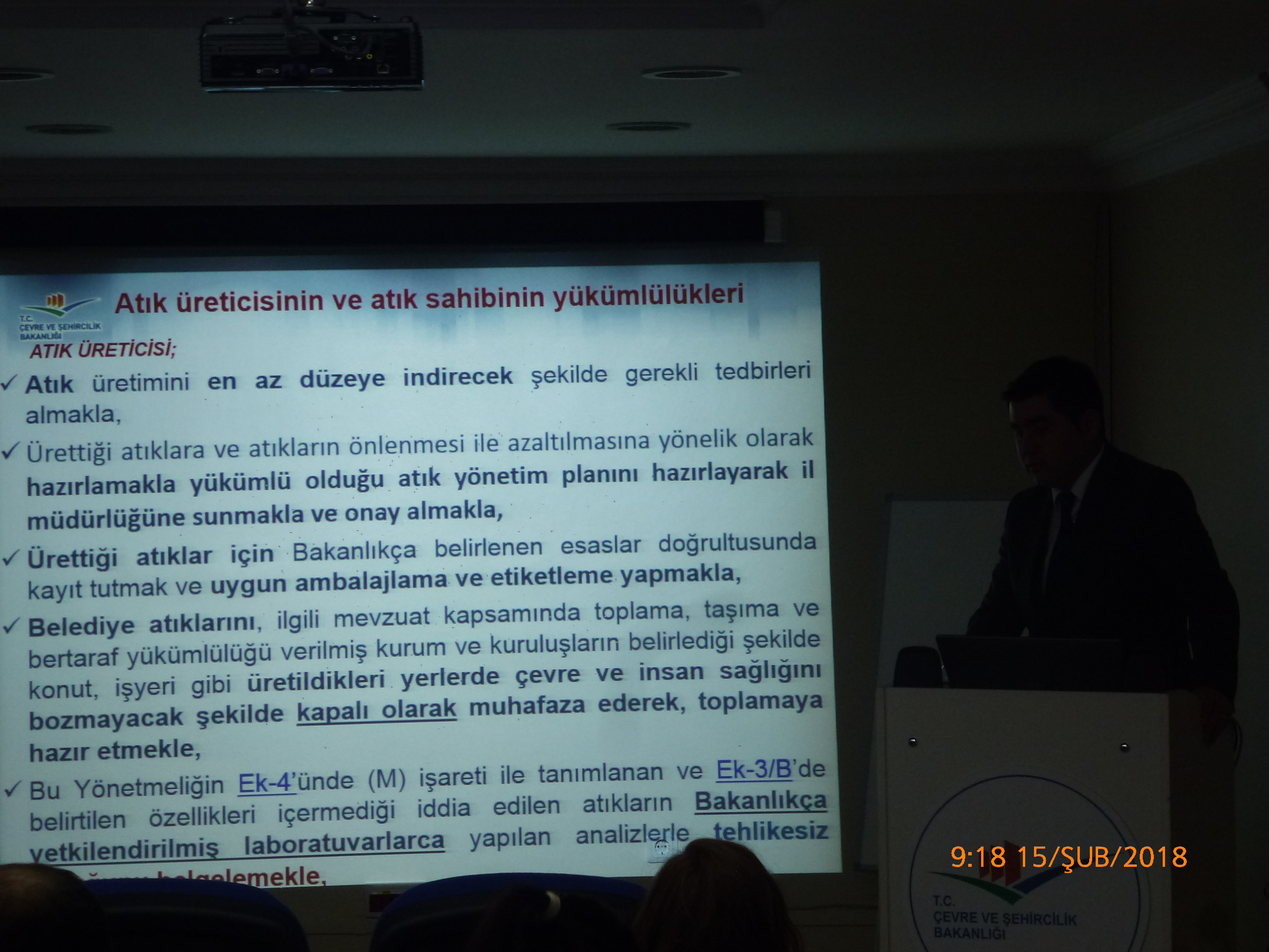 “SANAYİ TESİSLERİ İÇİN ATIK YÖNETİMİ YÖNETMELİĞİ UYGULAMALARI