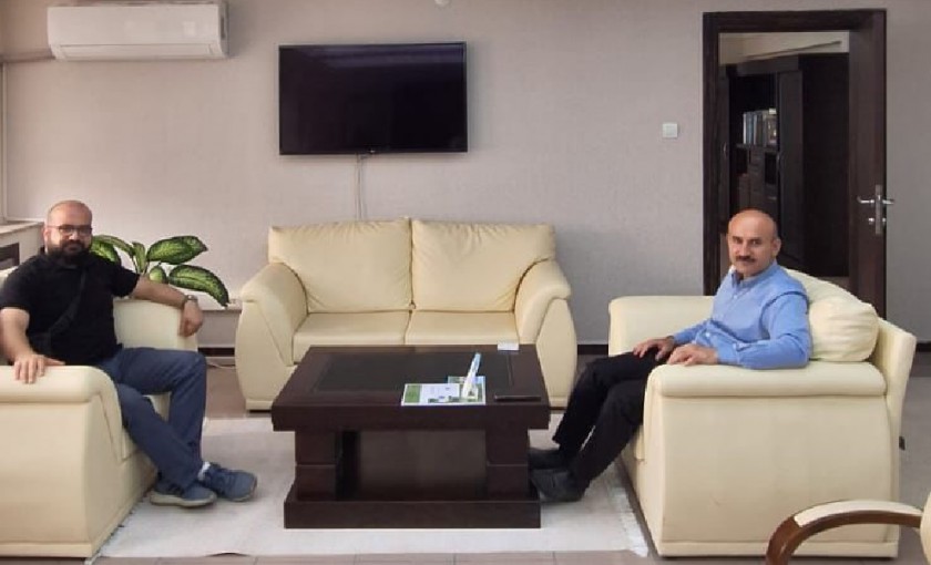 Şehit Abdülhamit BİLGEN İlkokulu Müdürü Sayın Ahmet ERCAN, İl Müdürümüz Sayın Engin ÖZTÜRK'e ziyarette bulundu