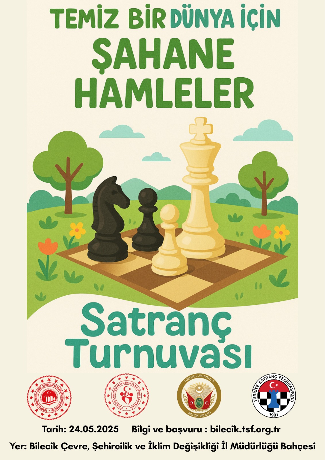 Temiz Bir Dünya İçin Şahane Hamleler Satranç Turnuvası