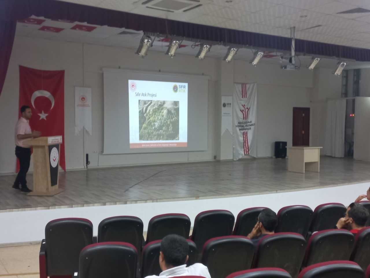 İL MÜDÜRLÜĞÜMÜZCE KURUMLARDA SIFIR ATIK BİLGİLERDİRME EĞİTİMİ VERİLDİ.
