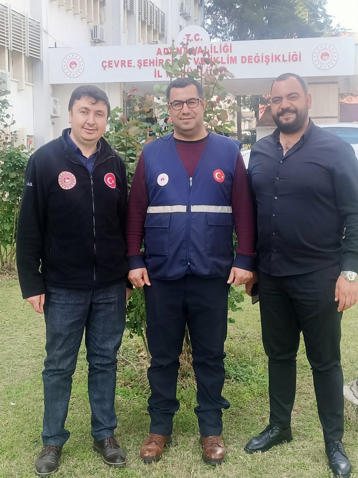 İl Müdürümüz Sayın Doğan YORULMAZ ve İstanbul Çevre, Şehircilik ve İklim Değişikliği İl Müdür Yardımcısı Giray MORALI Adana İlinde Hasar Tespit Çalışmalarının Koordinasyonunu Yürütmekteler