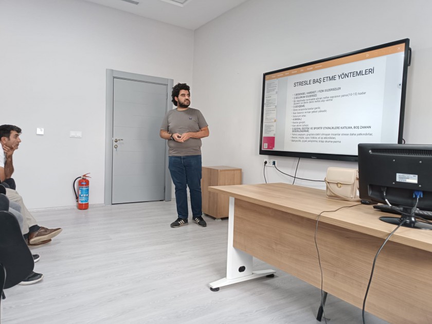 Personelimize Stresle Baş Etme ve Toplu  Beslenme Ölçüleri Konusunda Seminer Verildi.