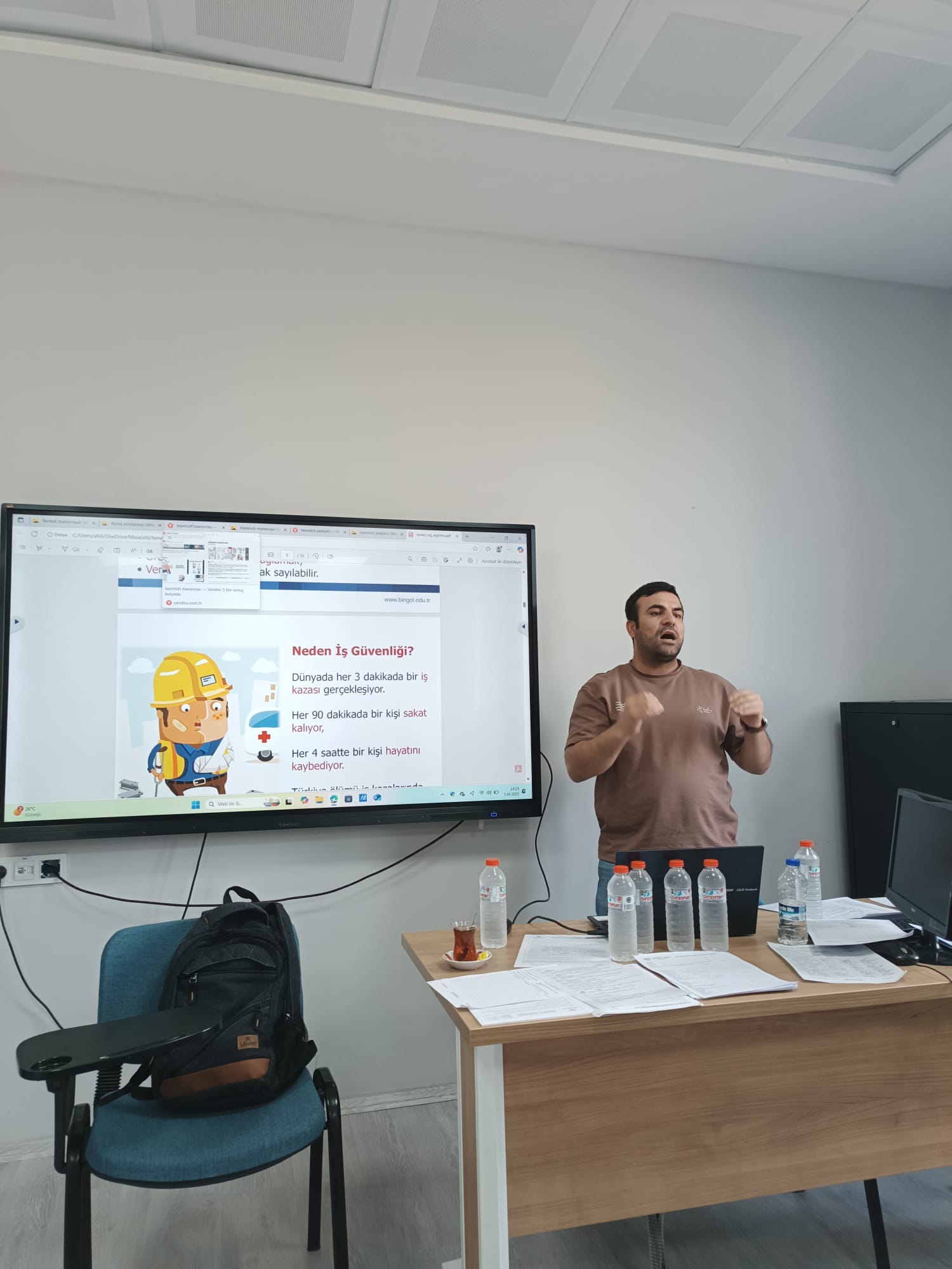 Personelimize İş Sağlığı ve Güvenliği Eğitimi Verildi.