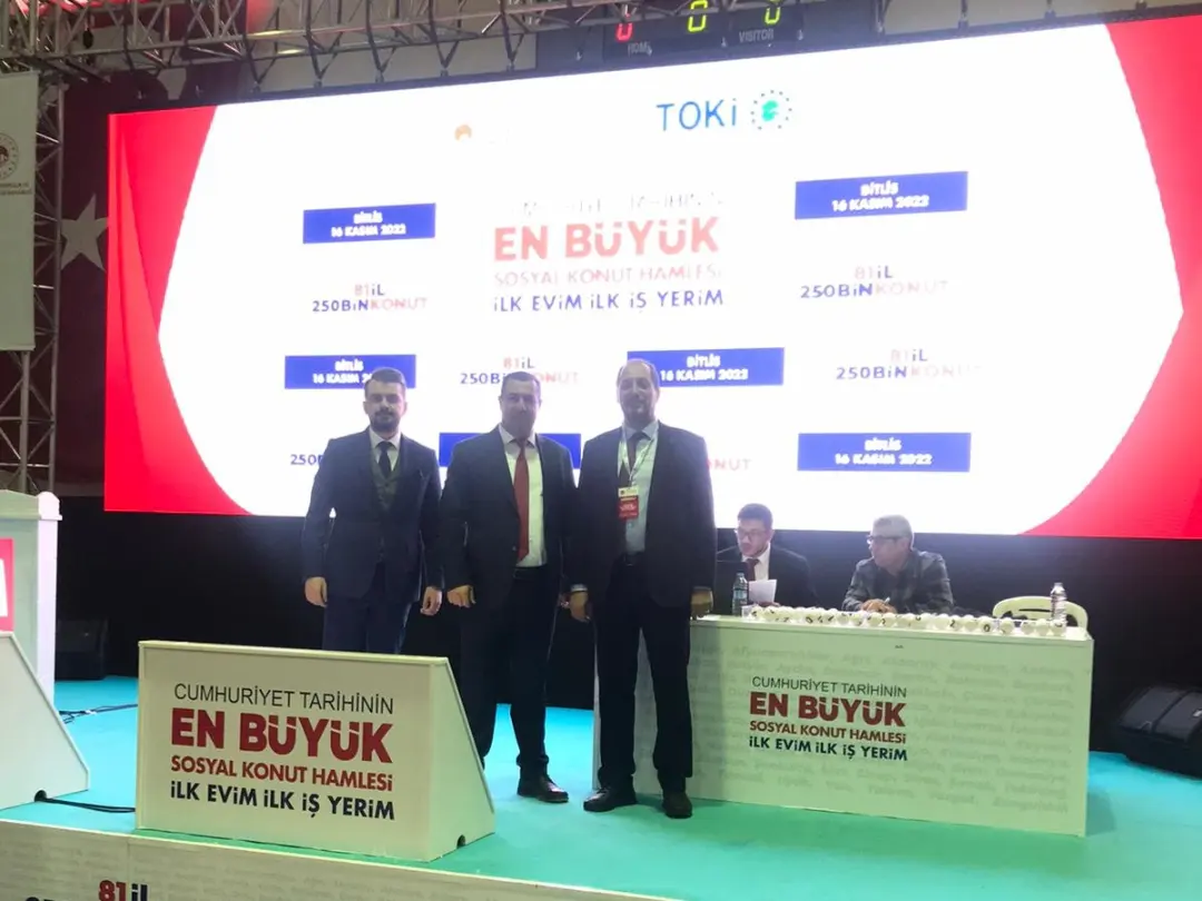 TOKİ Kura Sonucunda 1.250 Konutun Hak Sahipleri Belli Oldu