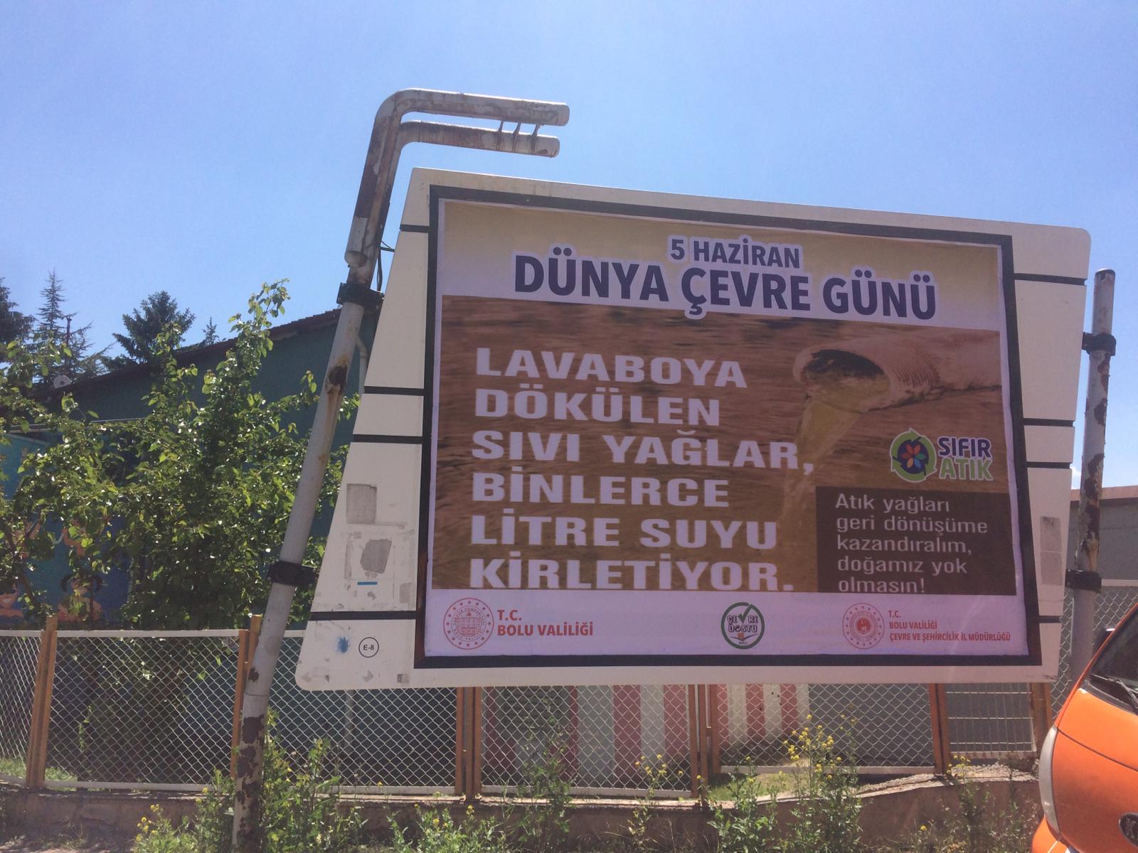 Çevre Günü Afişleri Billboardlarda