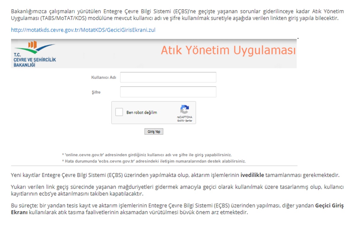 ATIK YÖNETİM UYGULAMASI