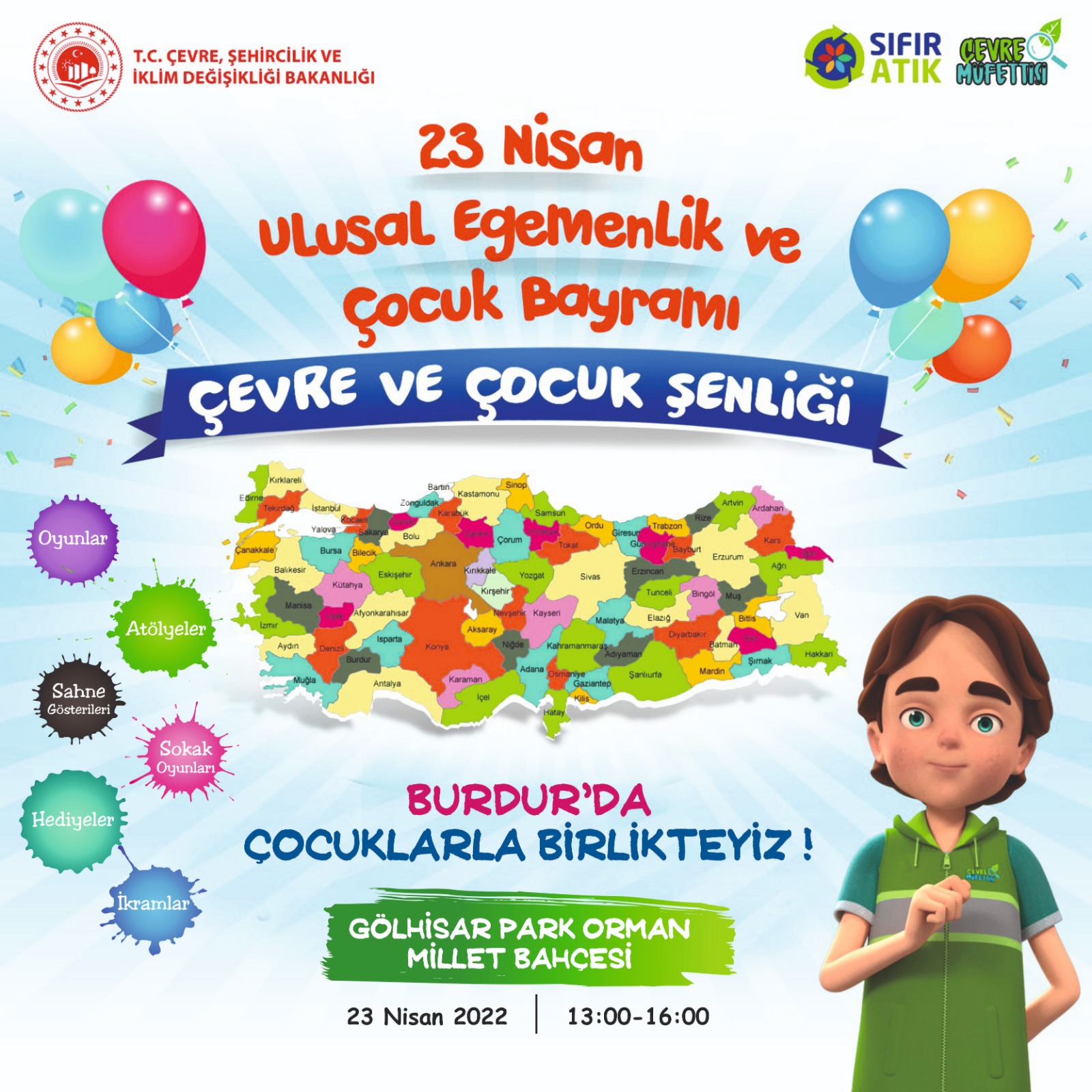 23 Nisan Çevre ve Çocuk Şenliği