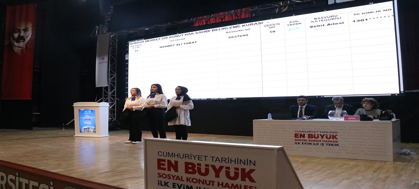 BURDUR İLİMİZDE TOKİ ÇEKİLİŞİ