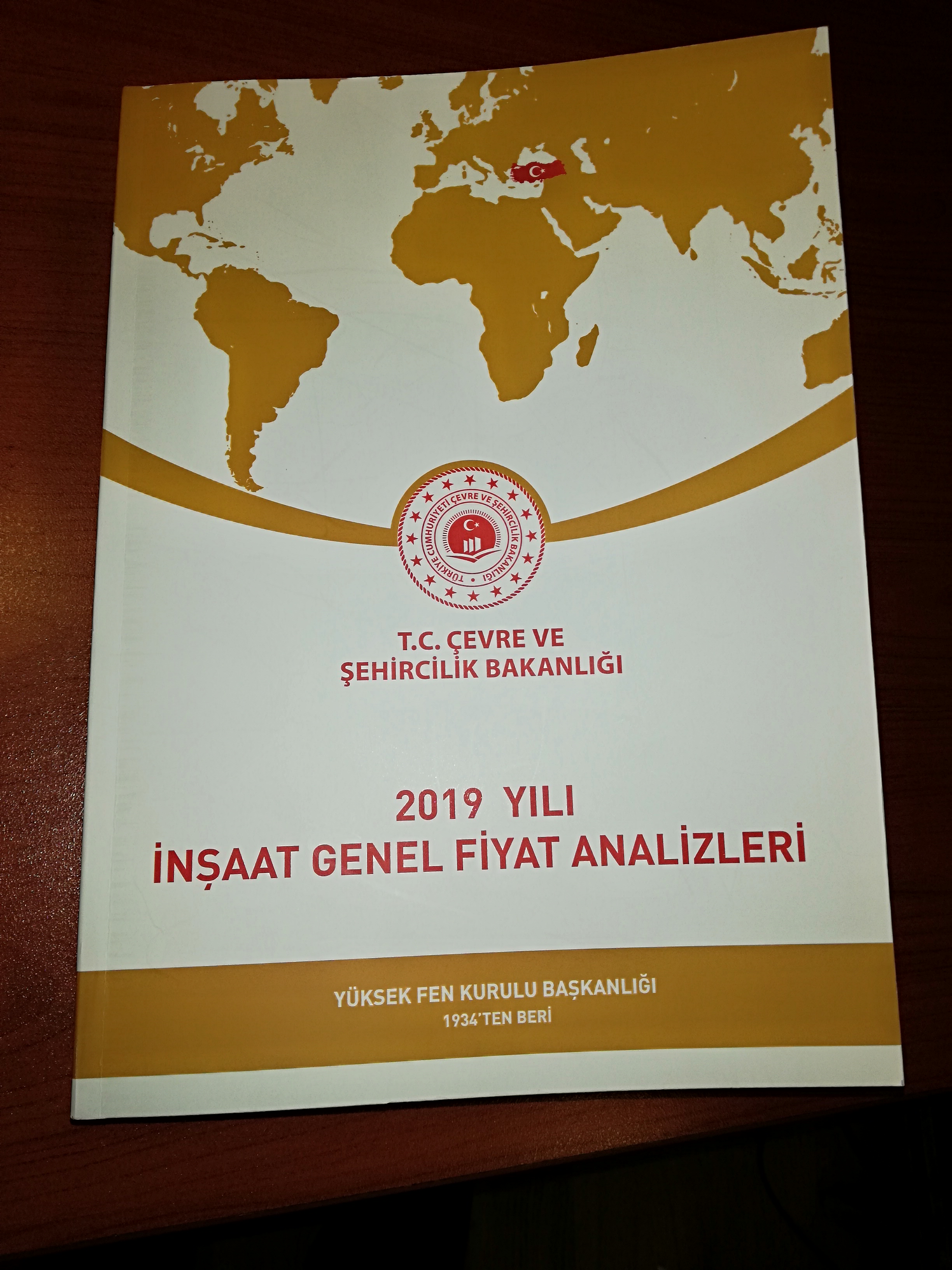 ÇEVRE VE ŞEHİRCİLİK BAKANLIĞI 2019 YILI BİRİM FİYATLARI YAYINLANDI