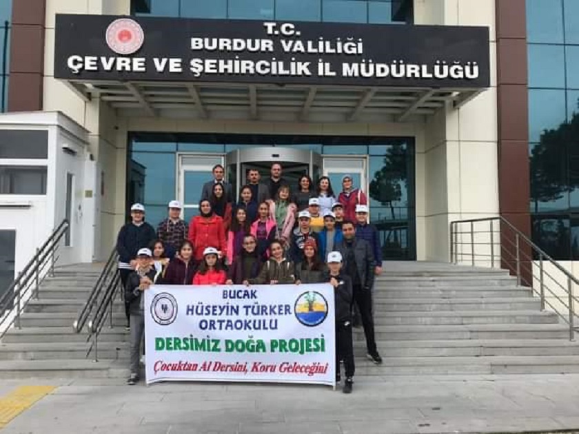 Hüseyin Türker Ortaokulu’ndan Çevreye Duyarlı Proje