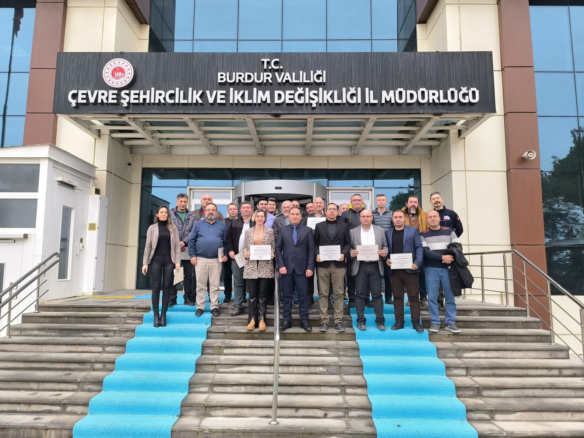 Personelimize Teşekkür Belgesi Verilmiştir