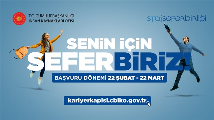 Staj Seferbirliği Projesi için öğrenci başvuruları