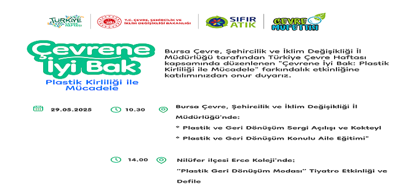 2025 Türkiye Çevre Haftası Programı