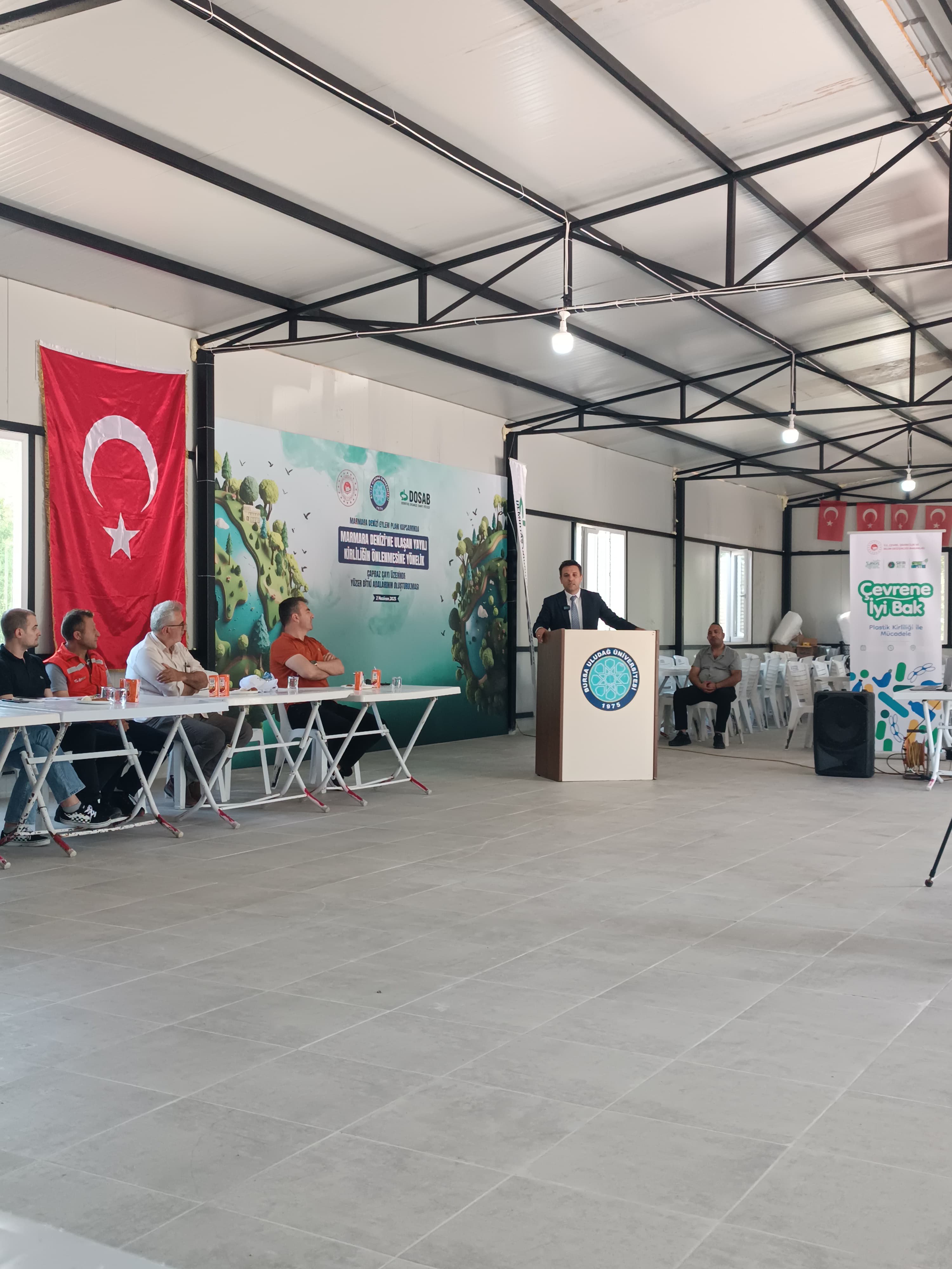 Marmara Denizi'ne Açılan Çapraz Çayı Üzerinde Yüzer Bitki Adaları Kurarak Bitkisel Arıtım Modeli Uygulaması Açılışı