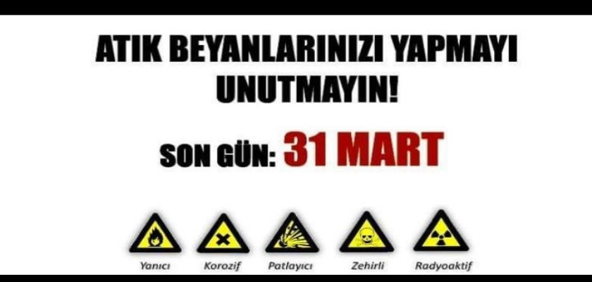 ATIK BEYANLARINDA SON GÜN 31 MART