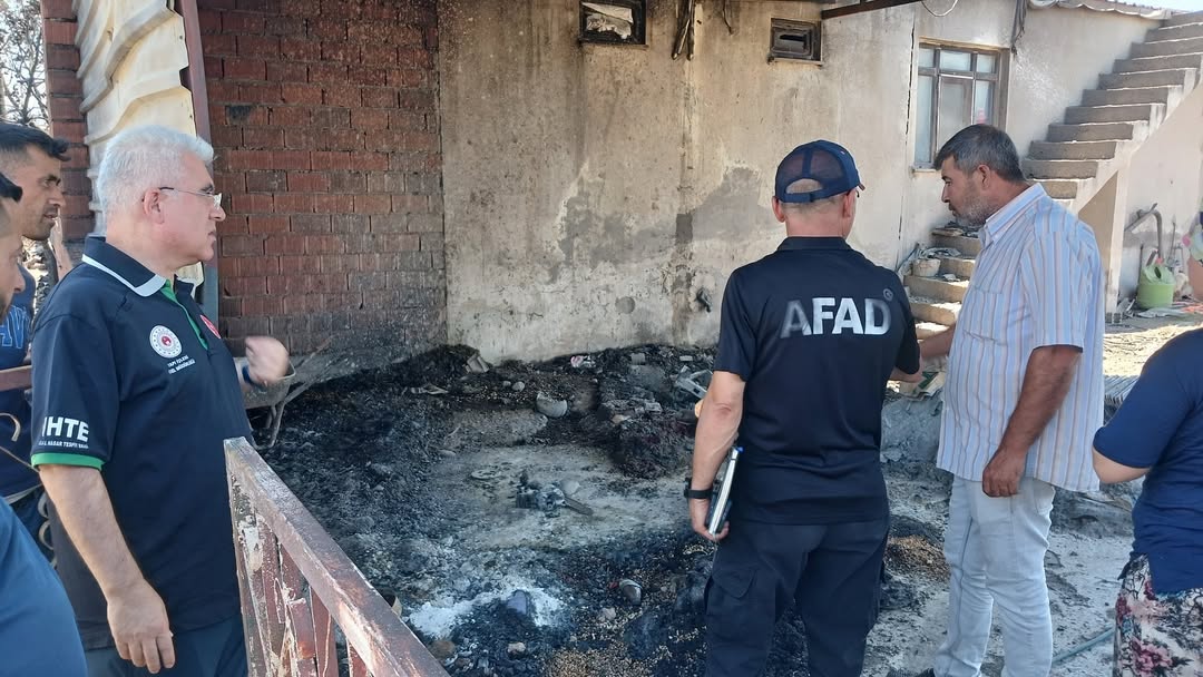Ayvacık İlçesinde Başlayan Orman Yangınları ile İlgili Saha Çalışmaları Gerçekleştirildi