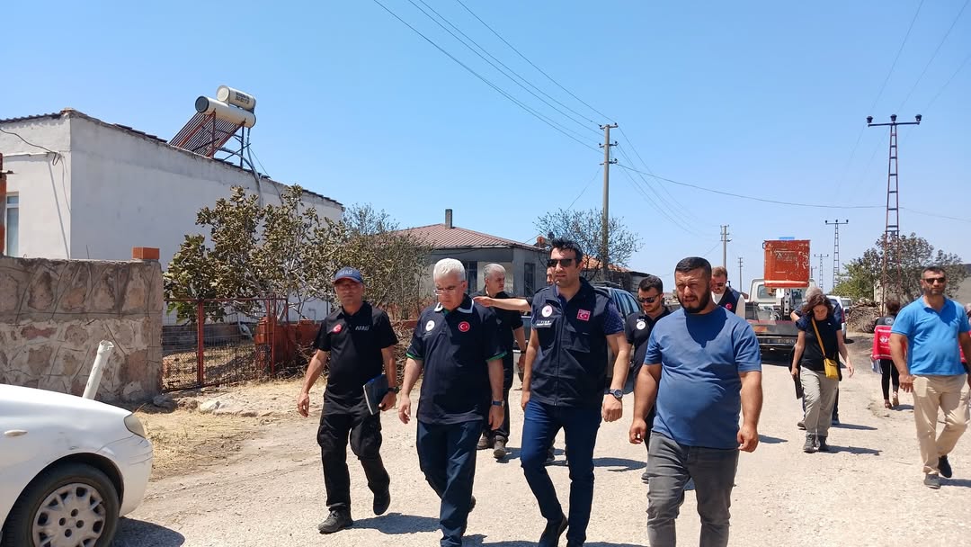 Ayvacık İlçesinde Başlayan Orman Yangınları ile İlgili Saha Çalışmaları Gerçekleştirildi